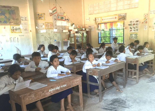 Classroom in Cambodia