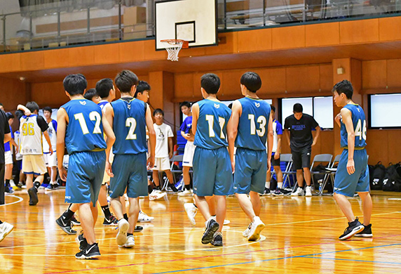 高校バスケットボール部 部活 同好会 スクールライフ 明法中学 高等学校