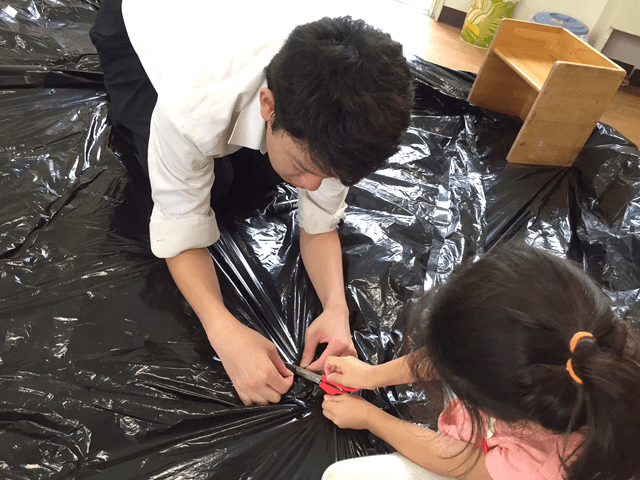 学校(生徒)と地域をつなぐ創作活動